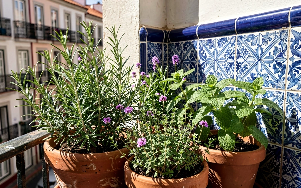 Ervas aromáticas caseiras